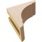 Ekena Millwork 3"W x 6"D x 6"H Classic Olympic Rough Cedar Woodgrain TimberThane Corbel, Primed Tan CORUR03X06X06OLYRCPR - alternate 3